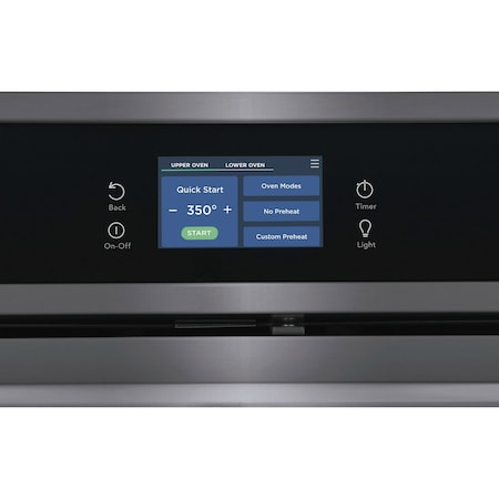 Frigidaire Frigidaire Gallery 30-in. Double Electric Convection Wall Oven, Black Stainless Steel GCWD3067AD